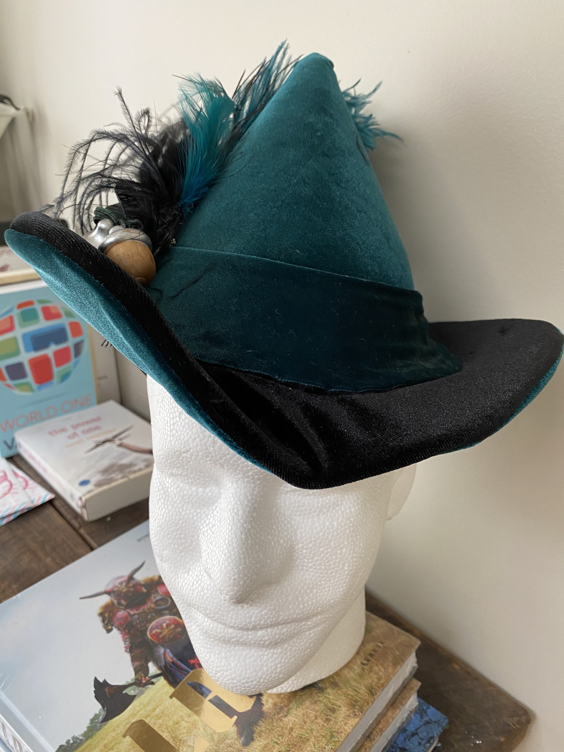 black velvet witches hat