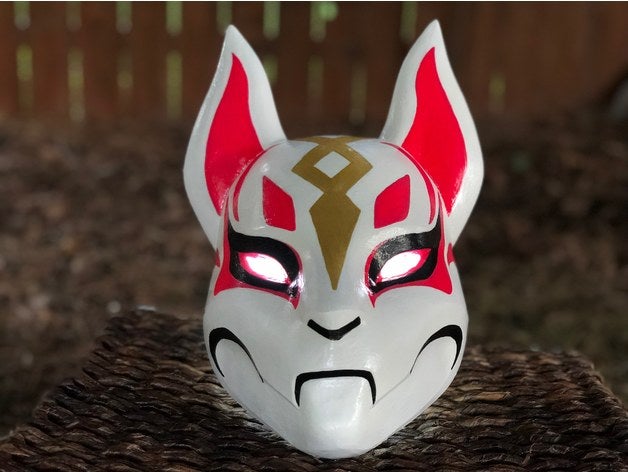 Bukser skøjte Sygdom Fortnite Drift Kitsune Mask - Trove Costumes